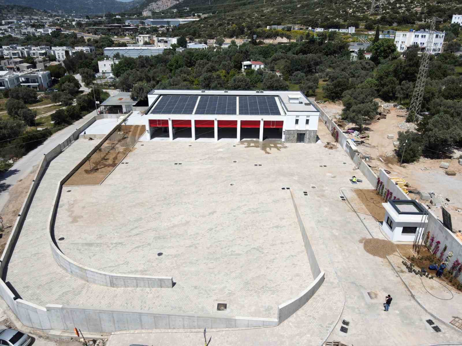 Bodrum itfaiye binası tamamlandı
