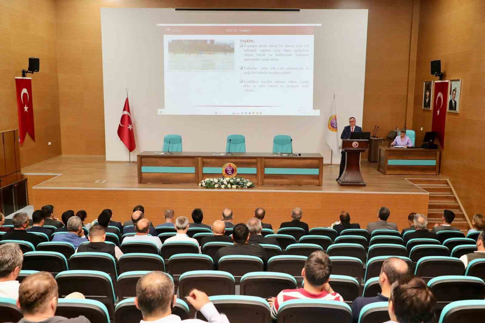 Ordu’da taşkın riski masaya yatırıldı