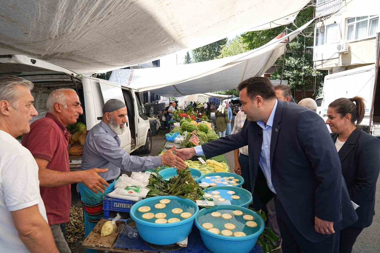 Beşiktaş Belediyesi Dikilitaş Pazarı’ndaki sorunları hızlıca çözüme kavuşturdu