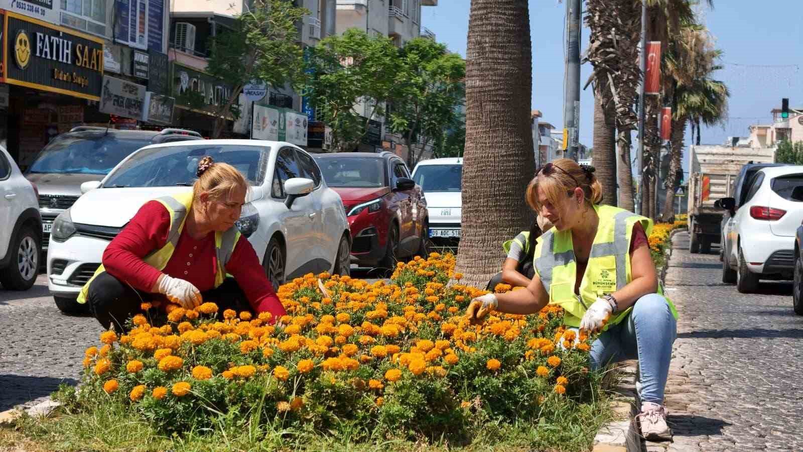 Büyükşehir’den Didim’de peyzaj ve temizlik çalışması