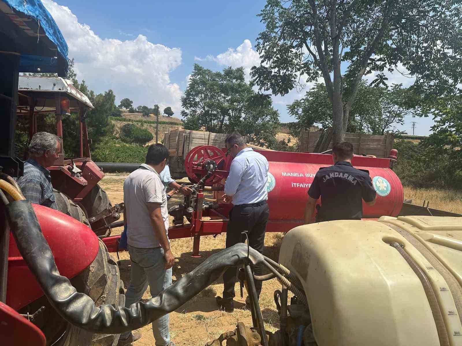 Kaymakam Dalak, orman yangınlarıyla mücadele kapsamında köylülerle buluşuyor