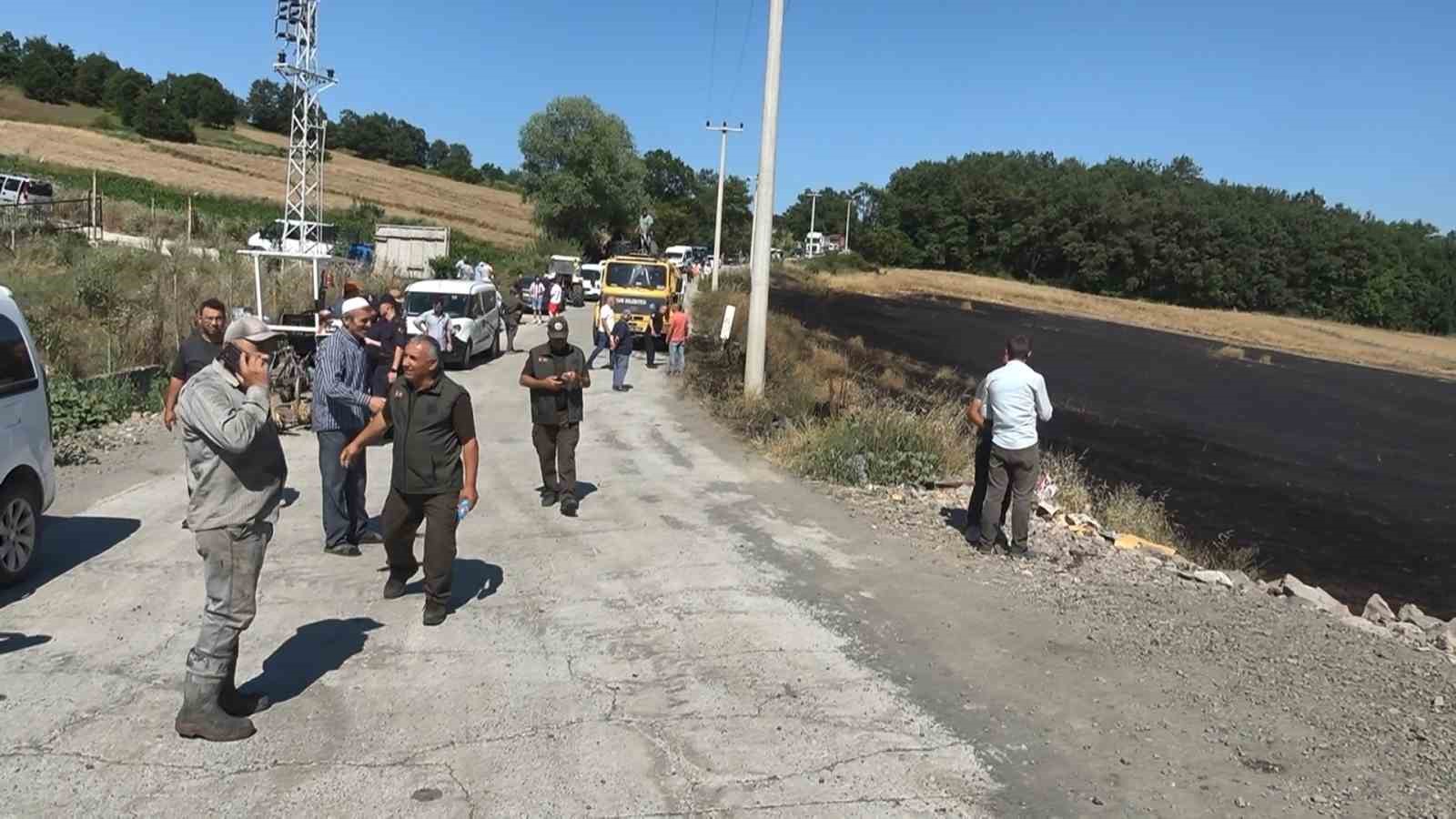 1 yıllık emek kül oldu, orman son anda kurtarıldı