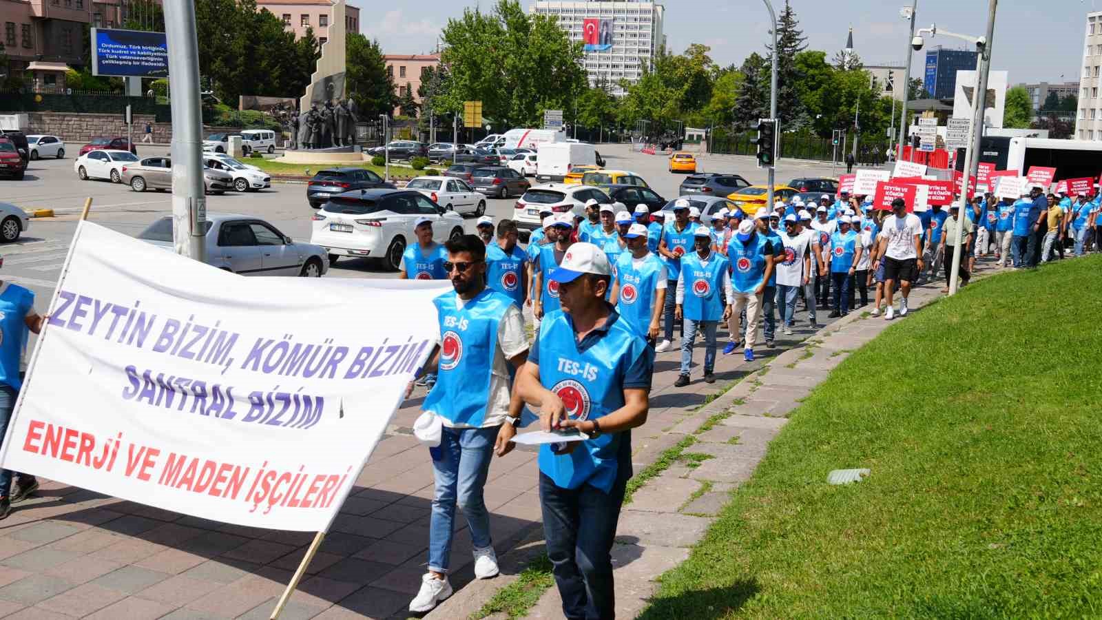 TES-İŞ ve Milaslı muhtarlardan Maden Yasası’na destek