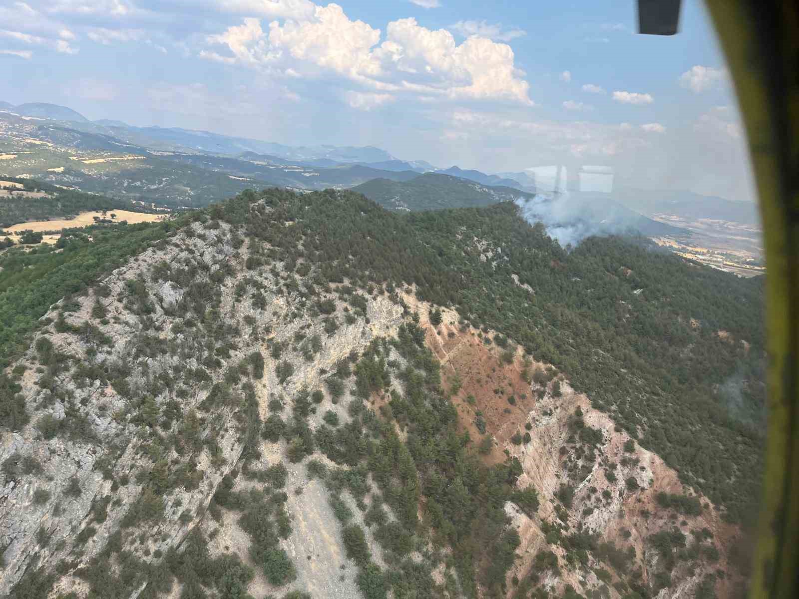 Bolu’da çıkan orman yangını büyümeden kontrol altına alındı