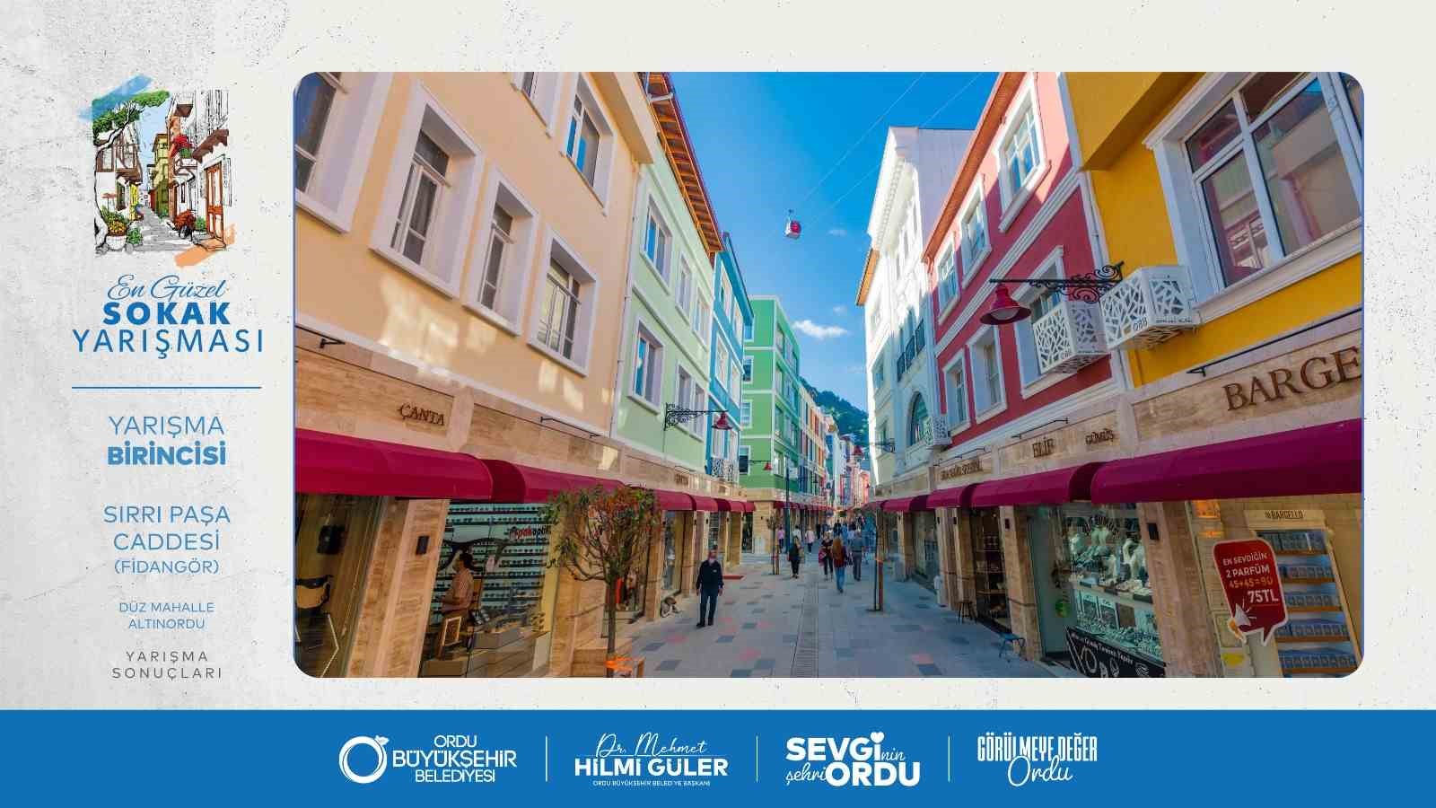 Ordu’nun en güzel mahalleleri, sokak ve balkonları belli oldu