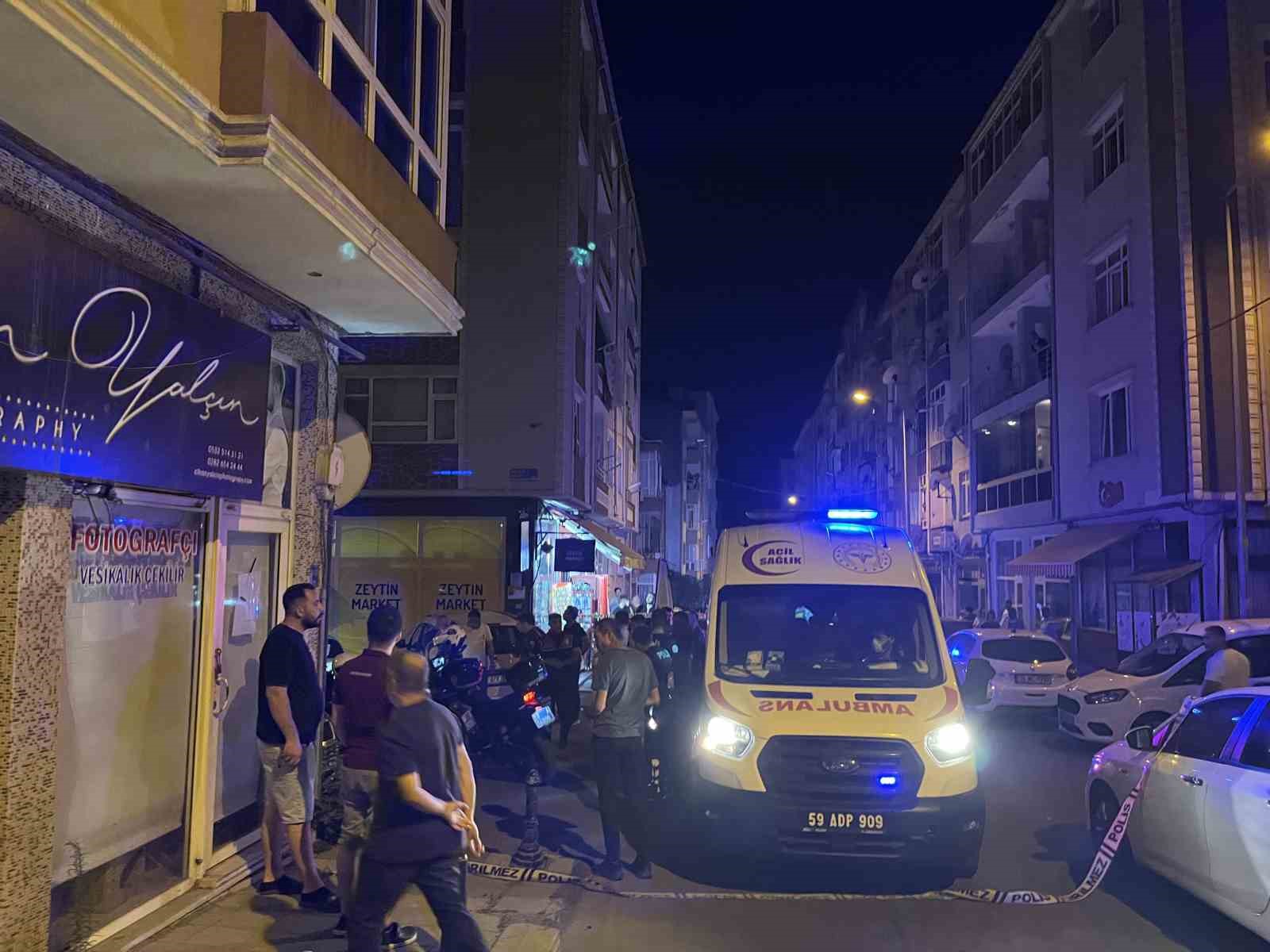 Tekirdağ’da silahlı saldırı kamerada