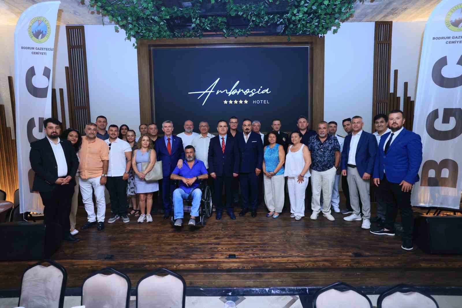 Muğla Valisi İdris Akbıyık, Bodrum Gazeteciler Cemiyeti’yle buluştu