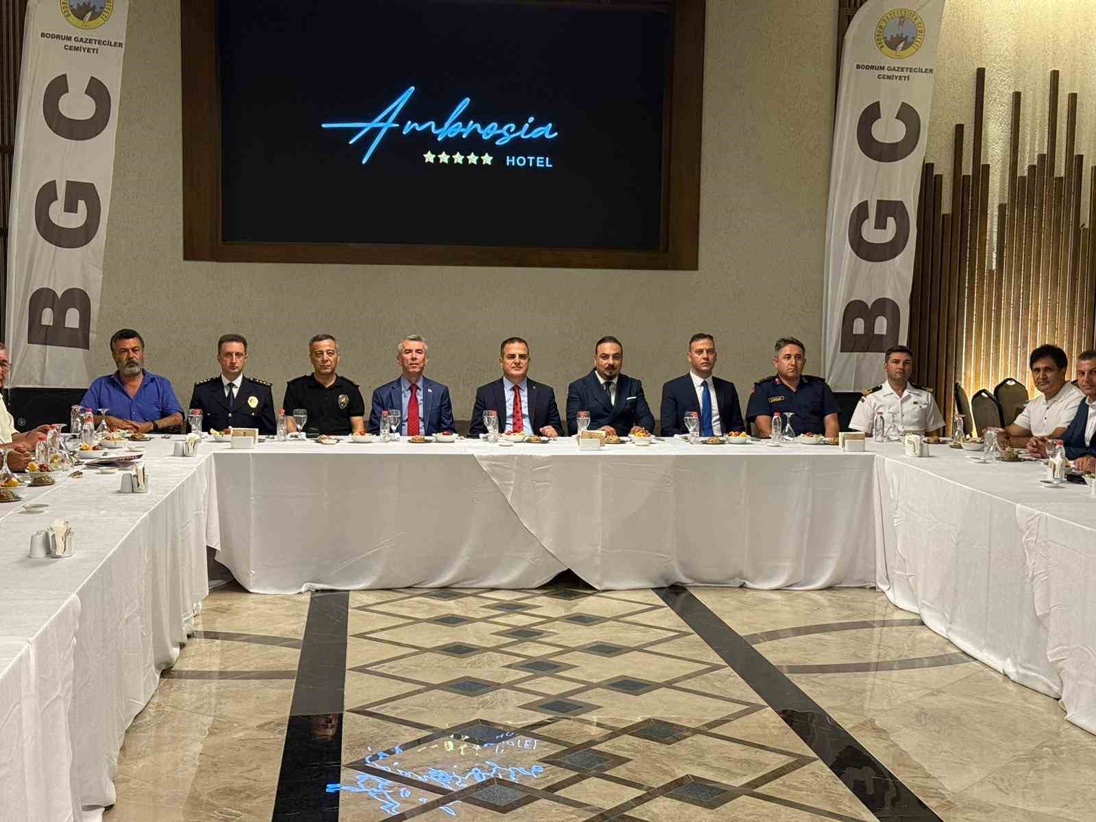 Muğla Valisi İdris Akbıyık, Bodrum Gazeteciler Cemiyeti&rsquo;yle buluştu
