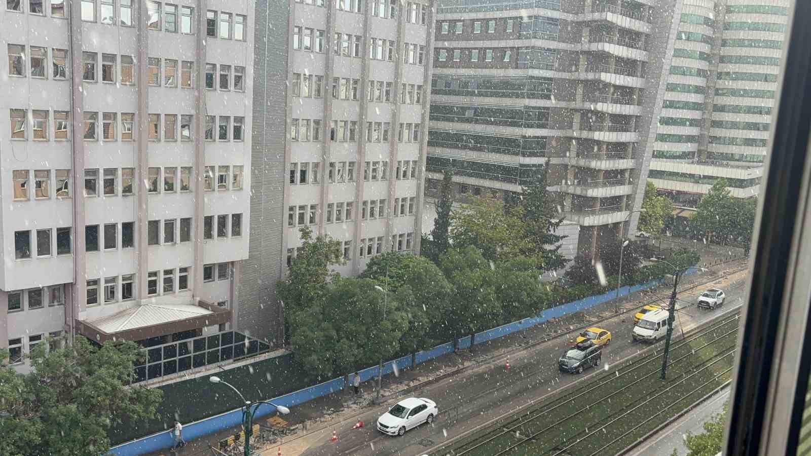 Gaziantep&rsquo;te sağanak ve dolu
