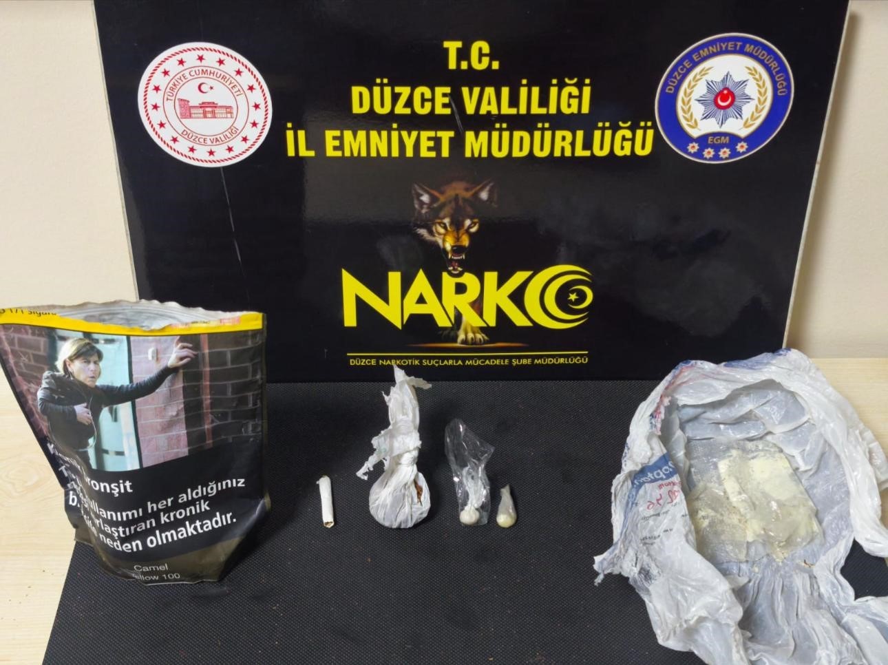 Düzce’de uyuşturucu operasyonunda 1 kişi tutuklandı