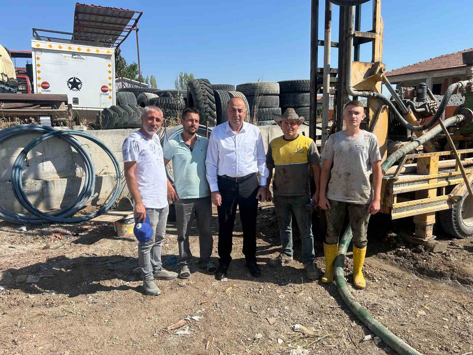 Alaca Belediyesi’nin sondaj çalışmaları sürüyor