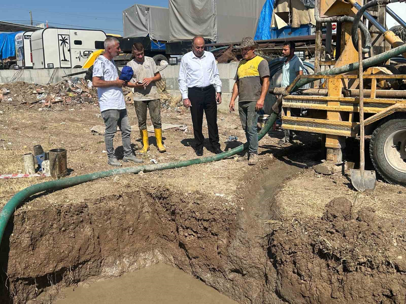 Alaca Belediyesi&rsquo;nin sondaj &ccedil;alışmaları s&uuml;r&uuml;yor
