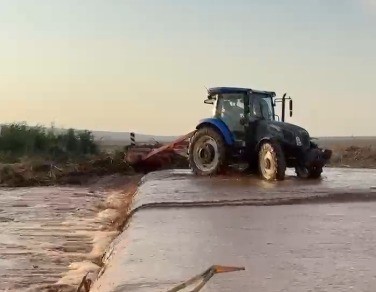Kilis&rsquo;te sağanak sonrası taşkınlar meydana geldi
