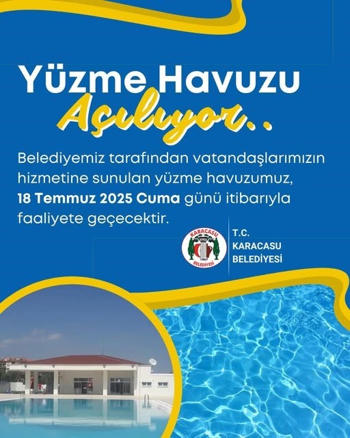 Karacasu’da yüzme havuzu bugün açılıyor