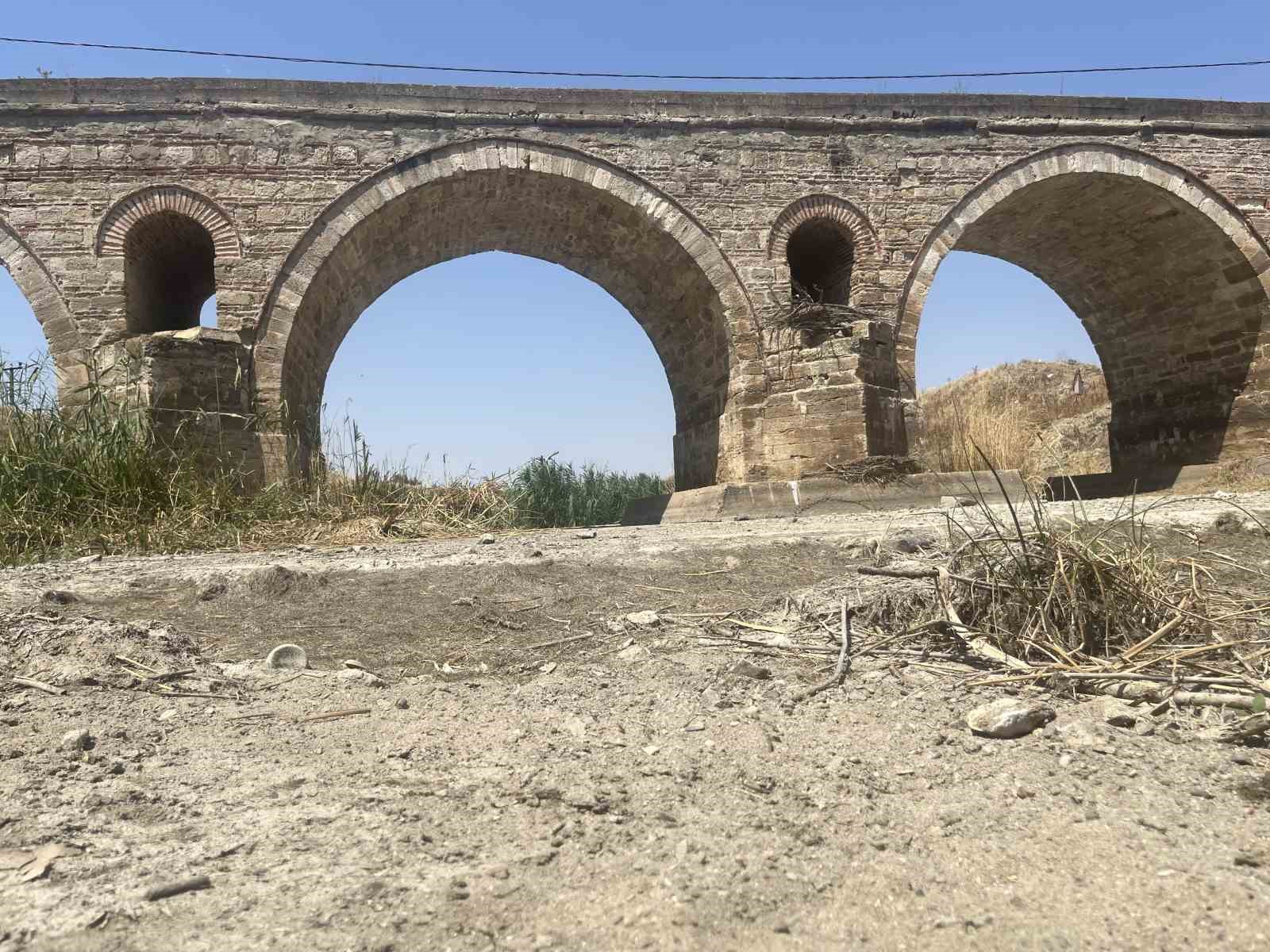 Tekirdağ’da kuraklık nedeniyle Hayrabolu Deresi kurudu