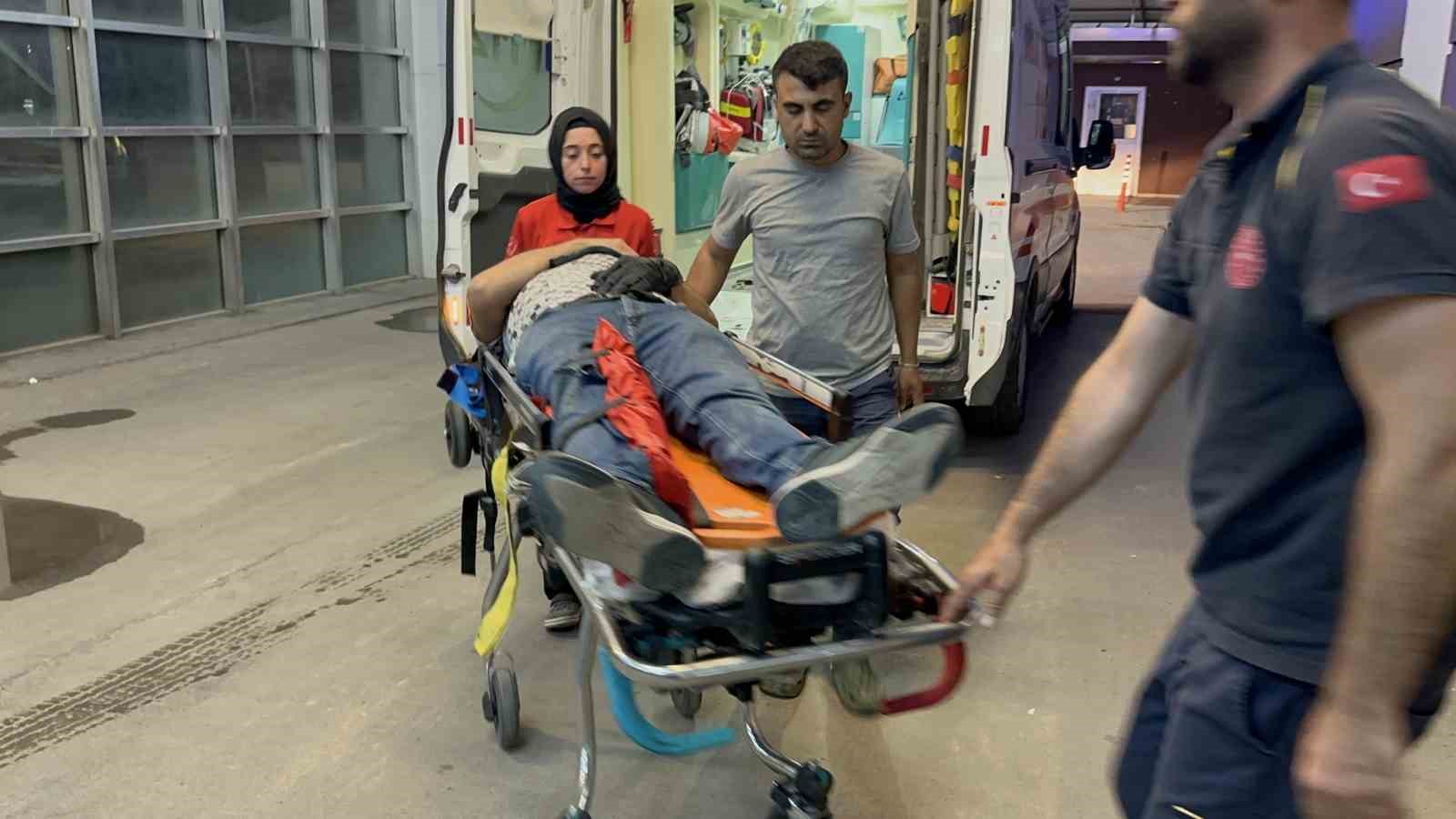 Adyamanda motosiklet devrildi: 1 yaral
