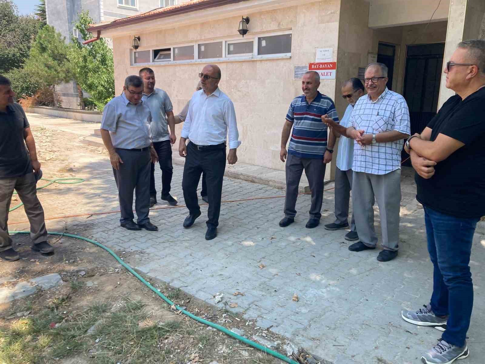 M&uuml;ft&uuml; İmamoğlu, Mevlana Camii inşaatını yerinde inceledi
