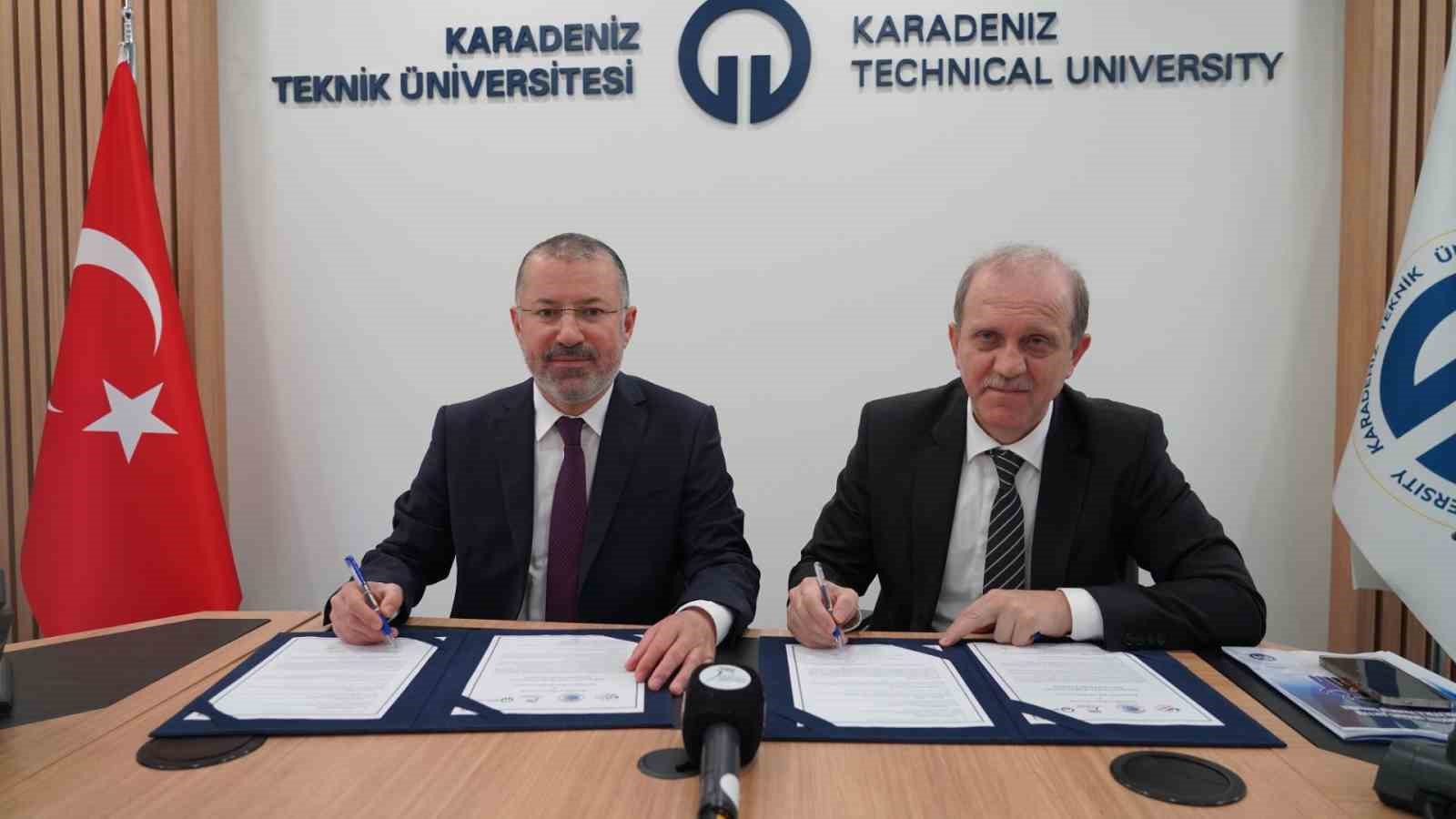 KBÜ ile Karadeniz Teknik Üniversitesi arasında iş birliği protokolleri imzalandı