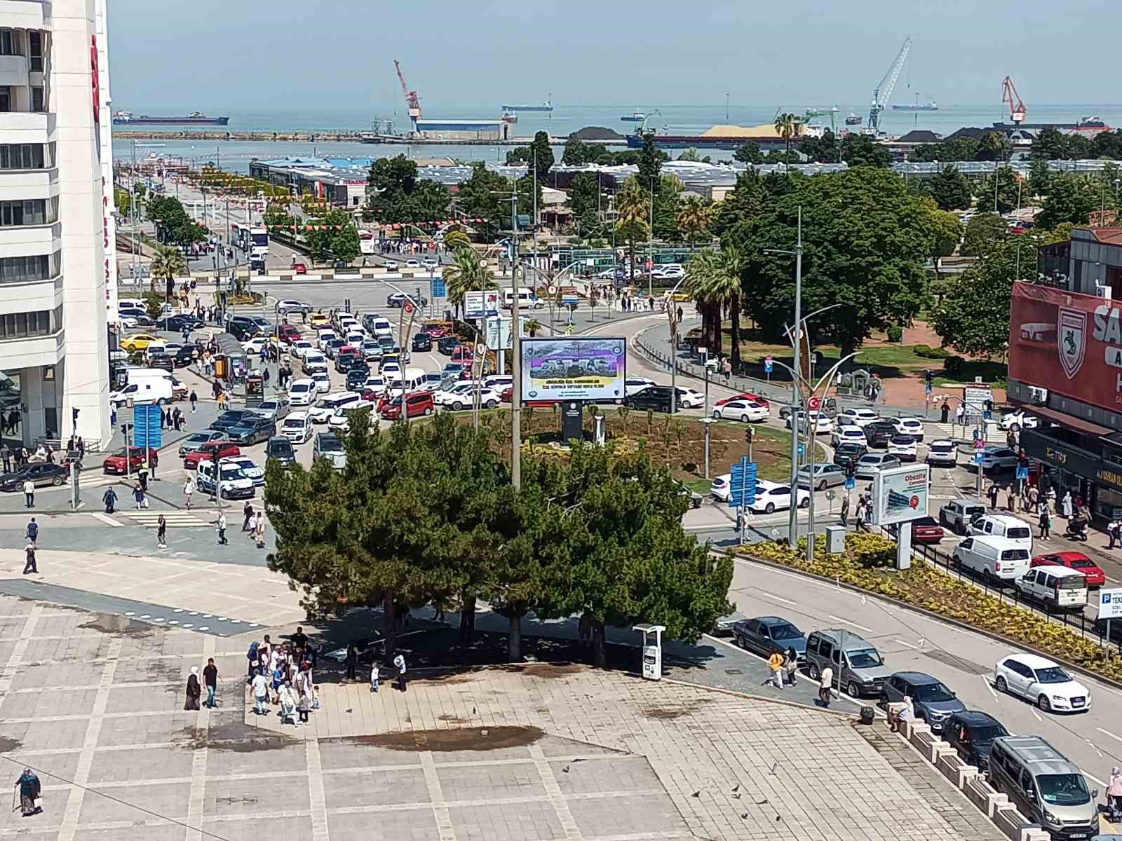 Samsun’da trafiğe kayıtlı araç sayısı 515 bini aştı