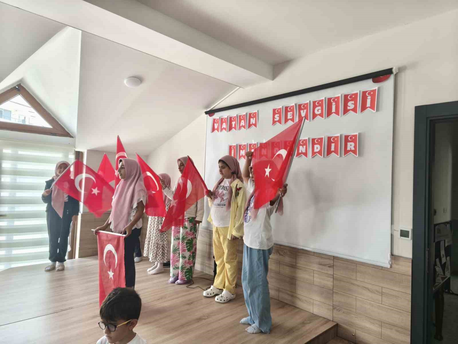 Elazığ’da Kur’an kurslarında 15 temmuz etkinlikleri düzenlendi