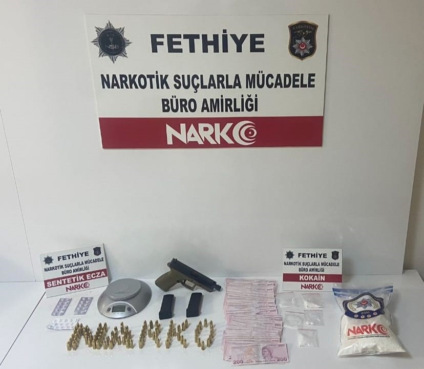 Marmaris ve Fethiye’de uyuşturucu operasyonu: 5 tutuklama