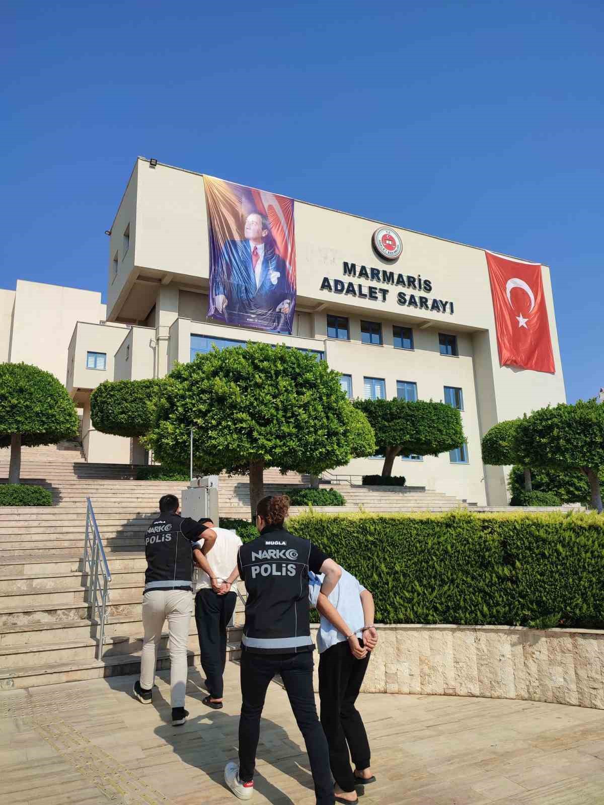 Marmaris ve Fethiye’de uyuşturucu operasyonu: 5 tutuklama