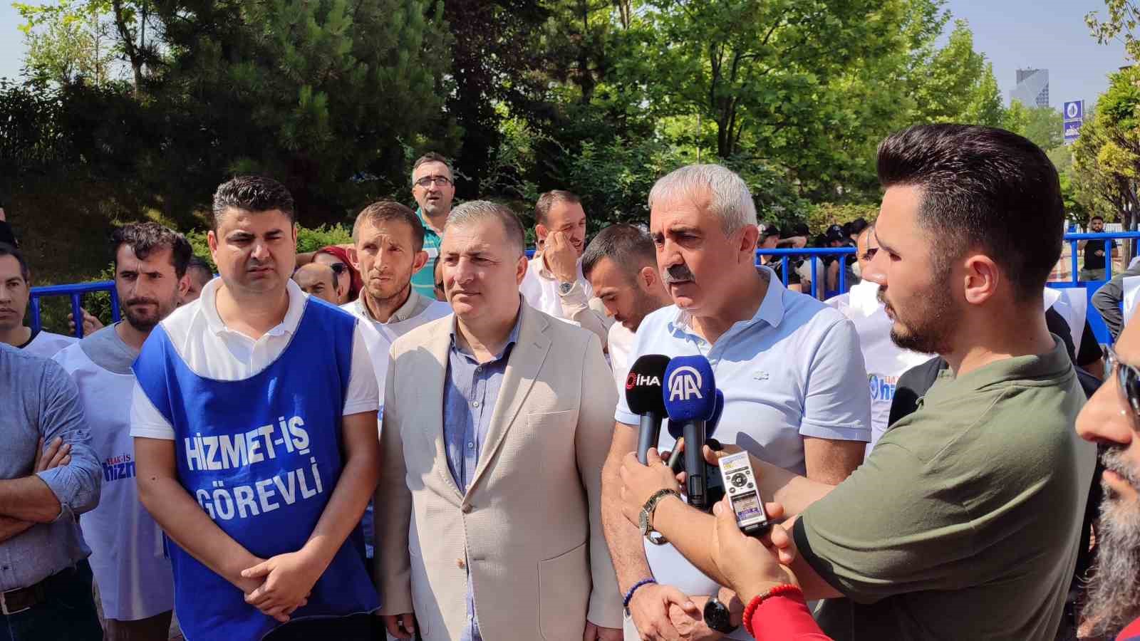 Hizmet-İş Sendikası Genel Başkan Vekili Özdemir: "Bizim eylemlerimizde de, yürüyüşlerimizde de kavga göremezsiniz"