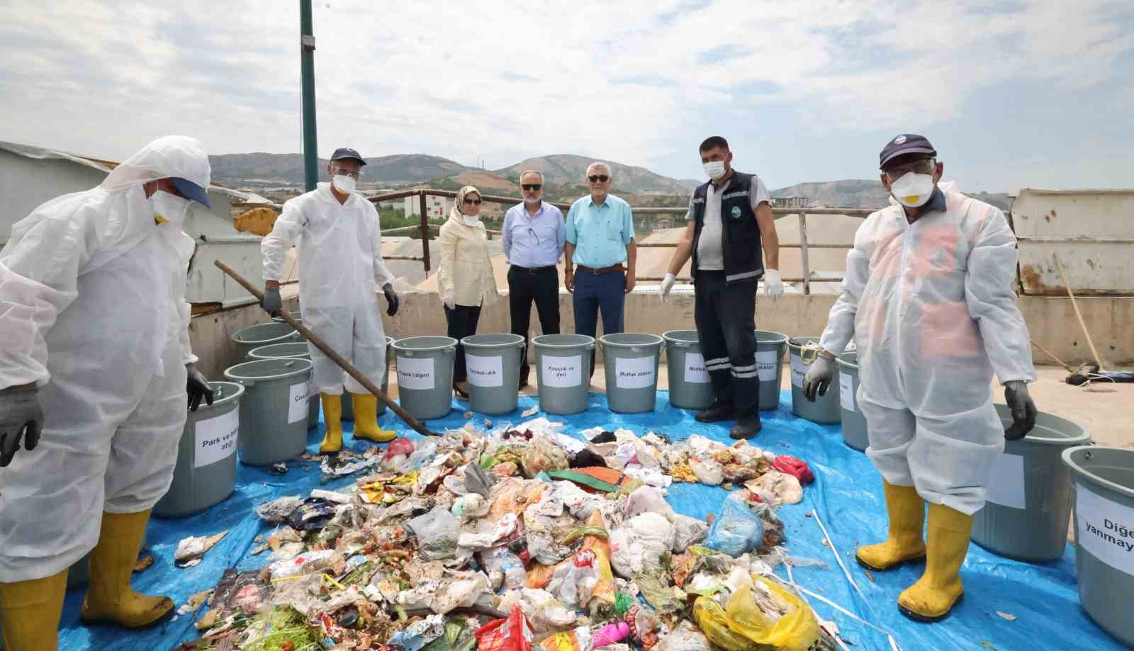 Tokat Belediyesi atık karakterizasyonu çalışması başladı