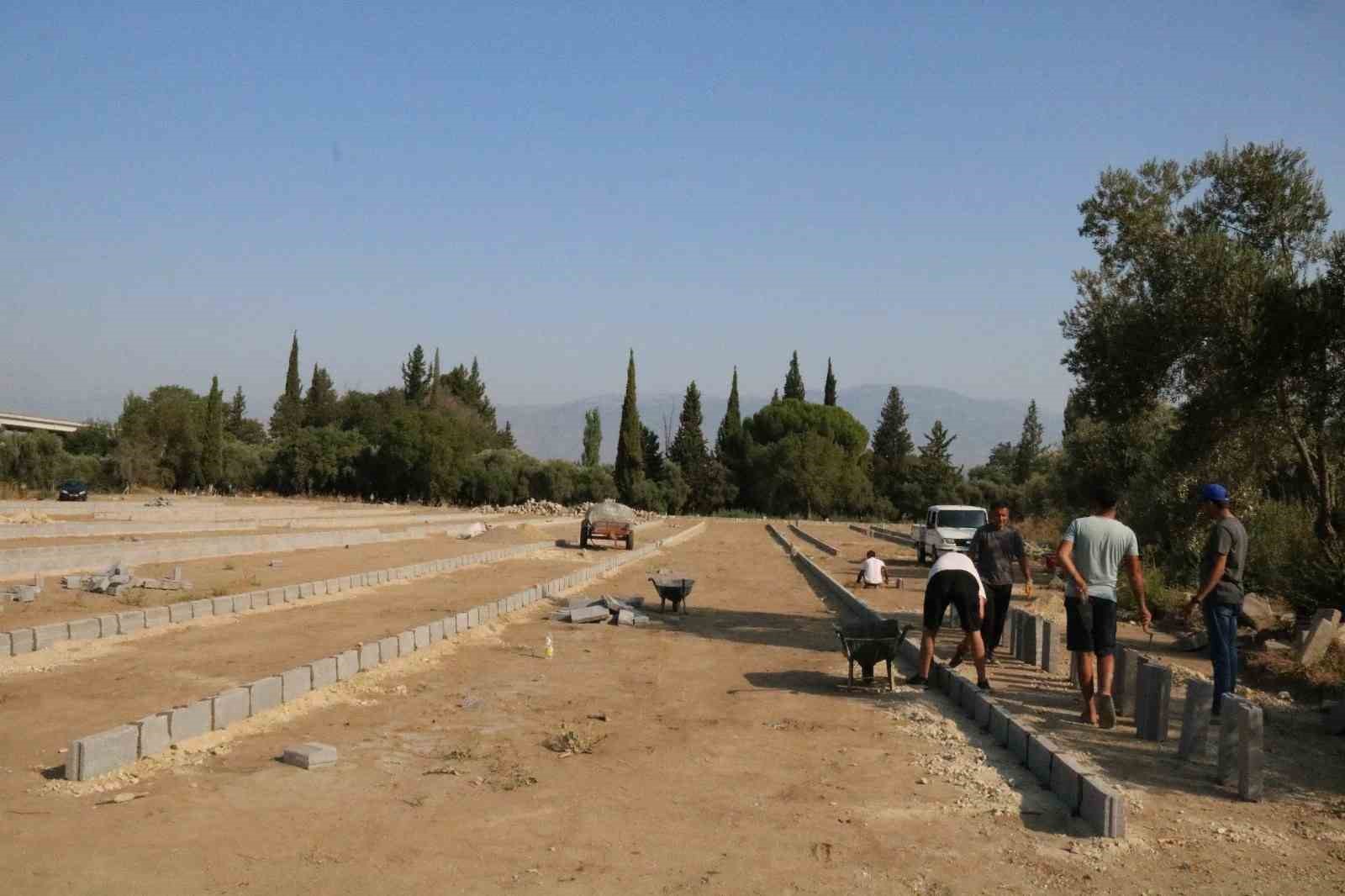 Yenipazar’da yeni mezarlık alanı için çalışmalar sürüyor