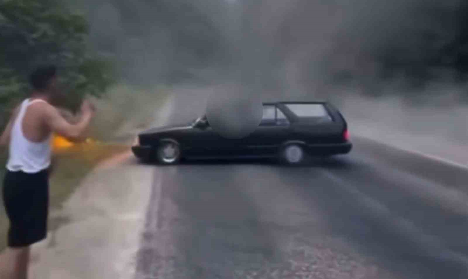 Drift görüntülerini sosyal medyada paylaştı, 55 bin lira ceza yedi