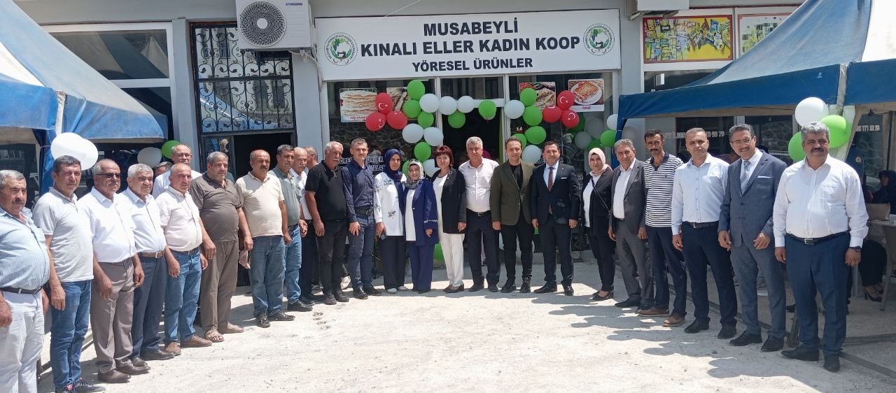 Kınalı Eller Kadın Kooperatifi Kilis’te açıldı