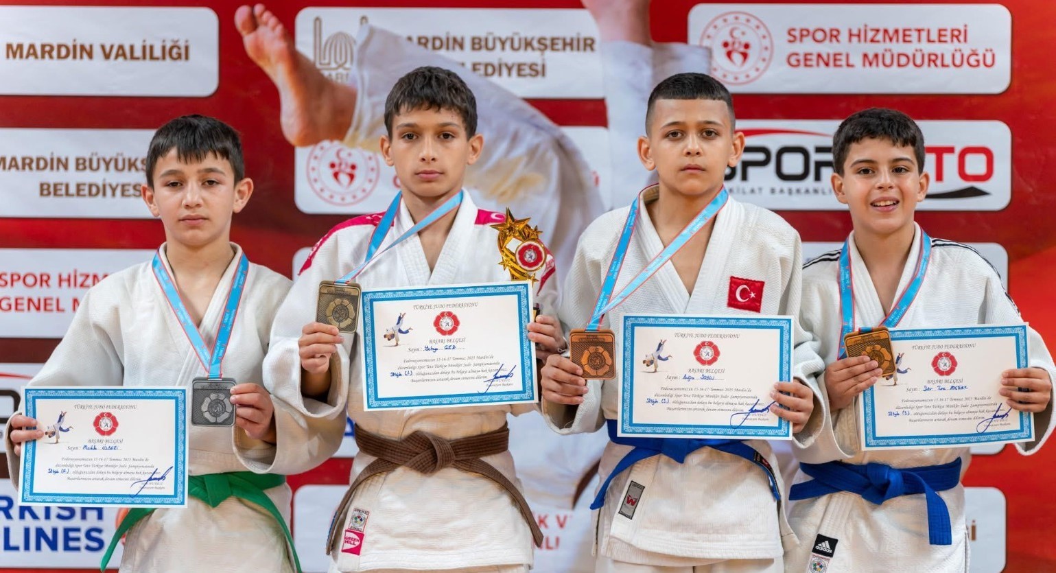 Yunusemreli judocular Mardin’den başarıyla döndü