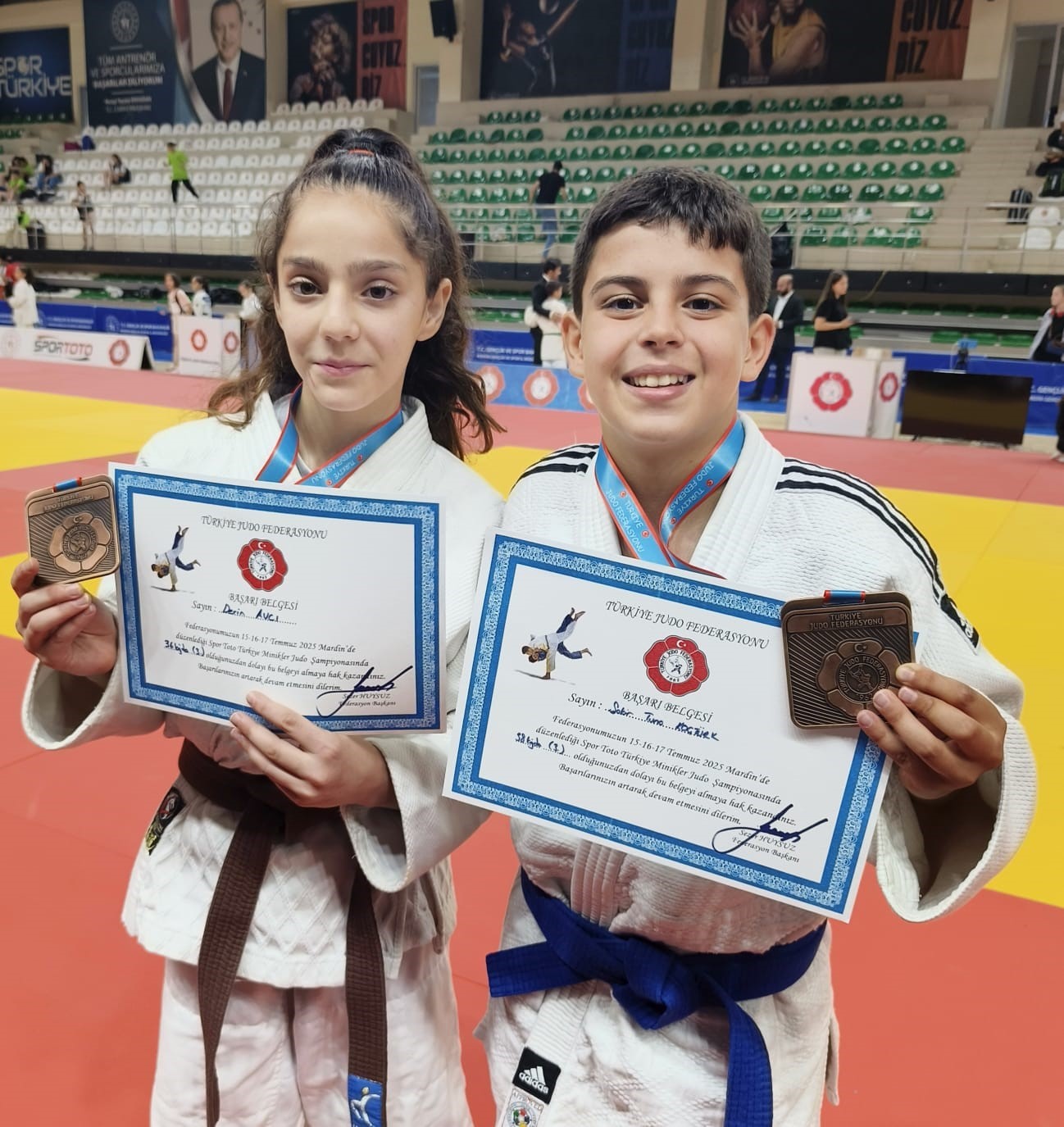Yunusemreli judocular Mardin’den başarıyla döndü