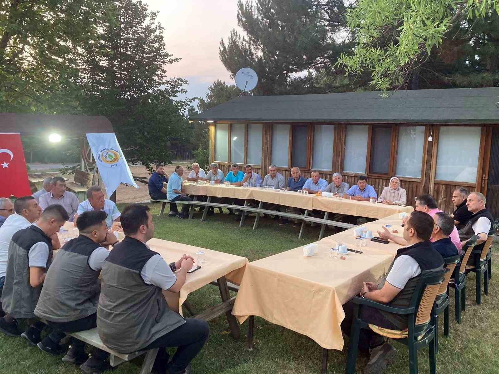 Muhtarlar toplantısının konusu orman yangınlarıydı