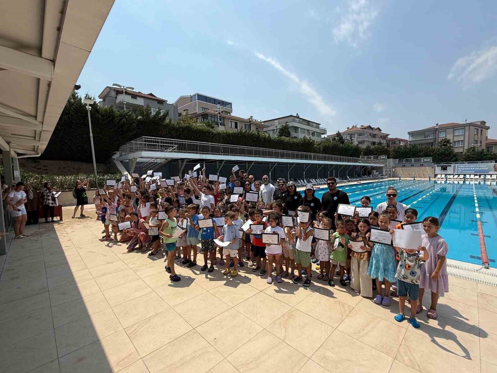 Nilüfer Yaz Spor Okulları’nda sertifika heyecanı