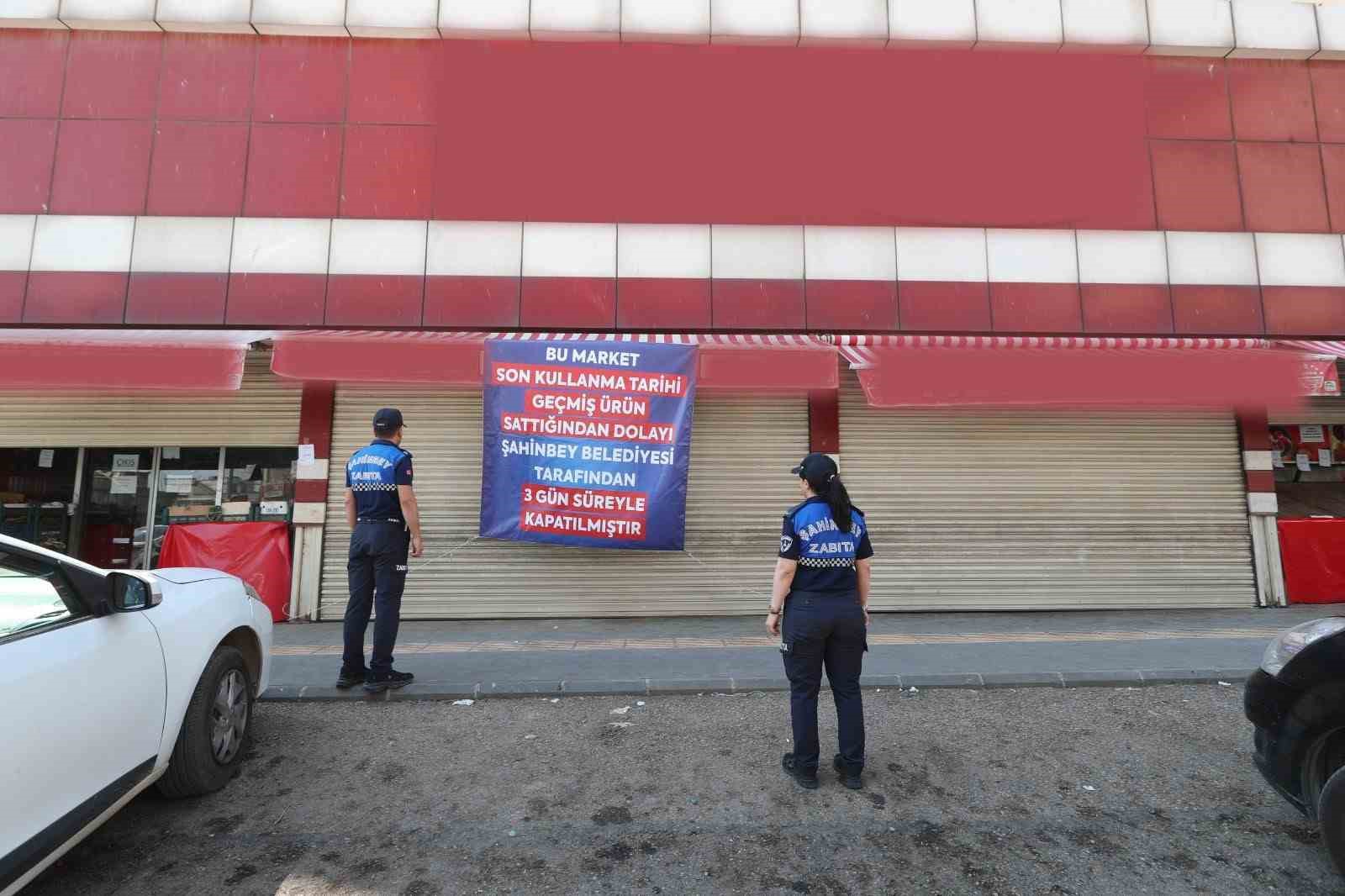 Şahinbey Belediyesi’nden 2 işletmeye 3 gün kapatma cezası