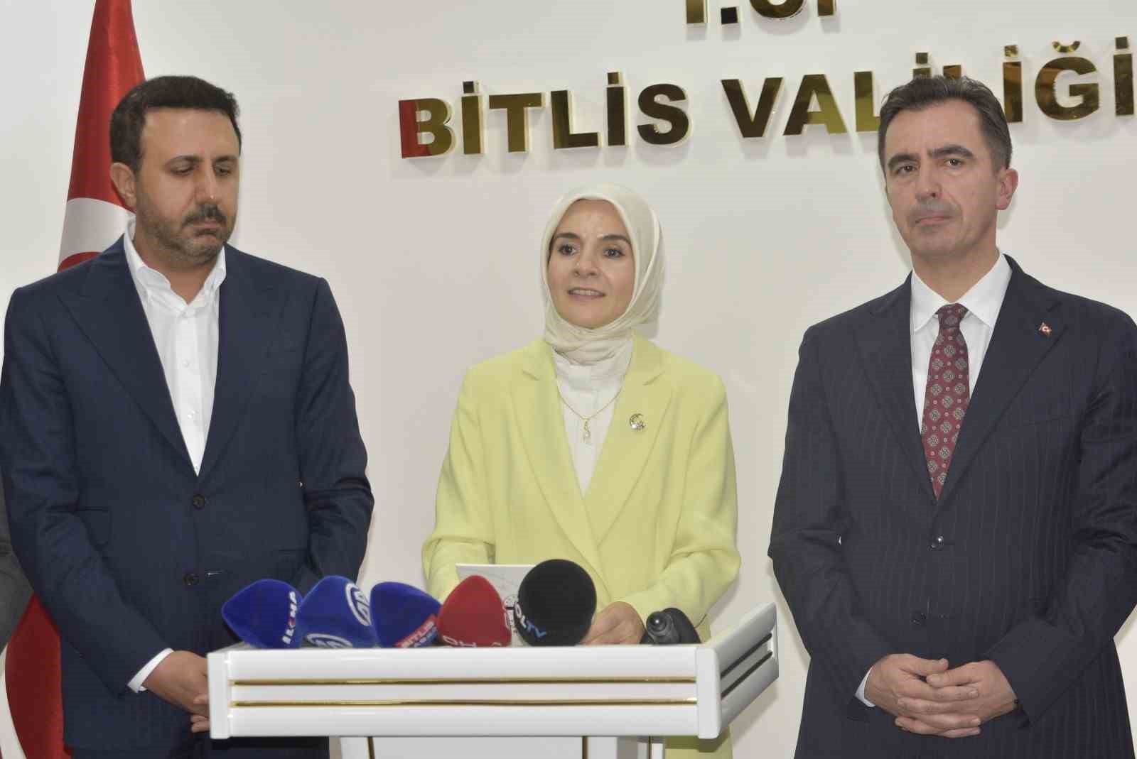 Aile ve Sosyal Hizmetler Bakanı Göktaş’ın Bitlis ziyareti