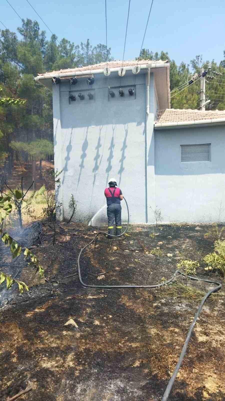 Çorum’da ormanlık alandaki örtü yangını büyümeden söndürüldü