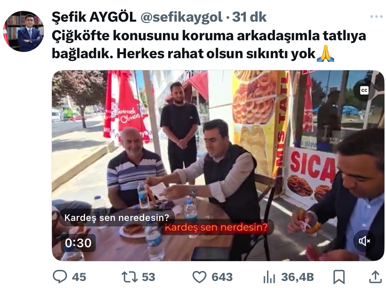 Vali Ayg&ouml;l, &ccedil;iğ k&ouml;fteyi tatlıya bağladı
