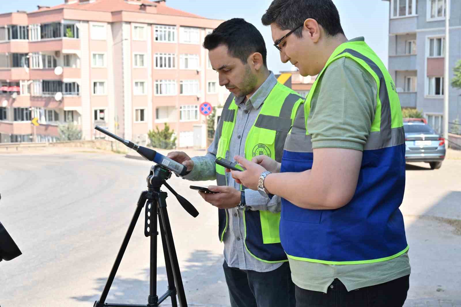 Bursa’da çevresel gürültü ölçümü yapıldı