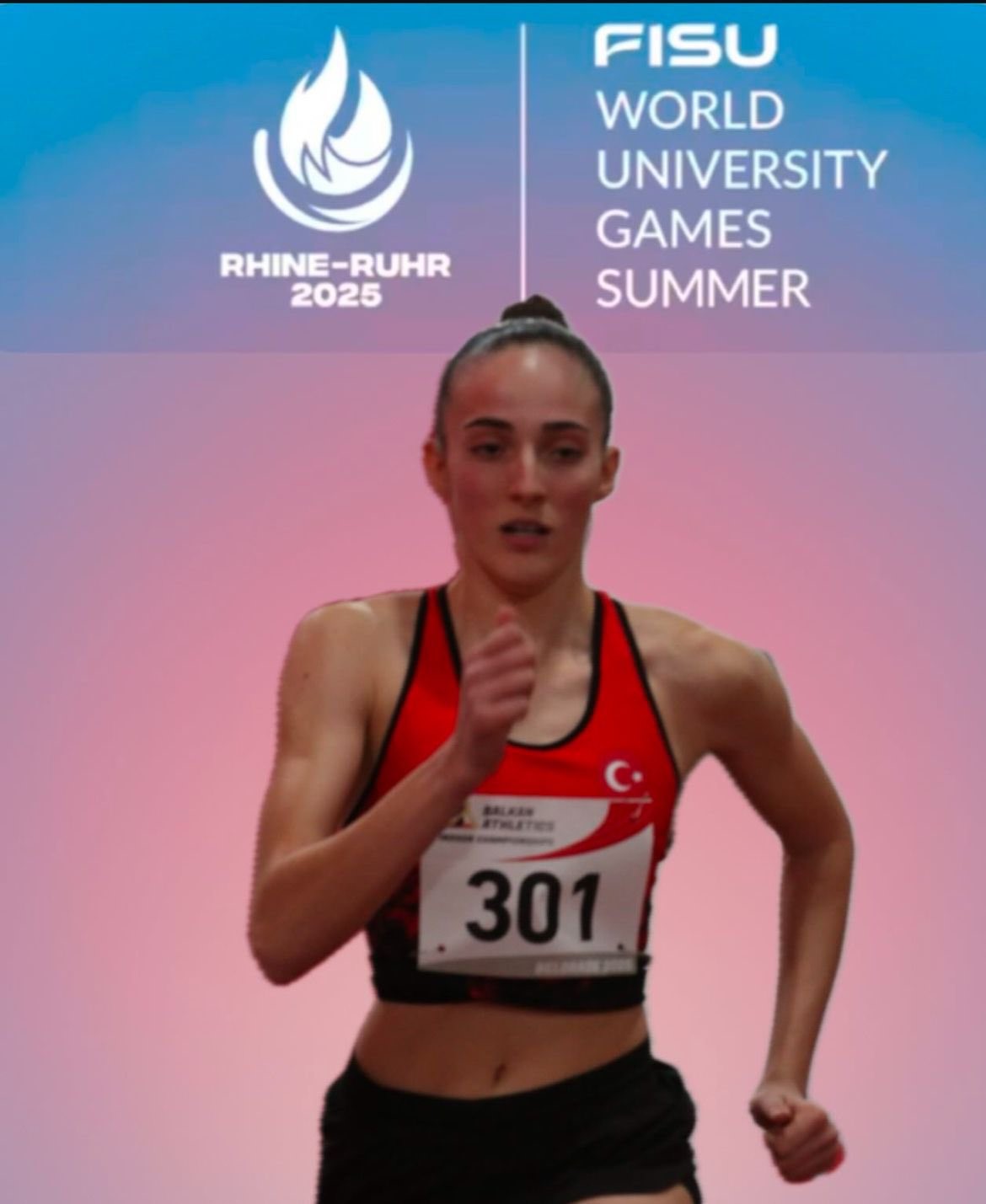 Eda Nur Tulum, Rhine-Ruhr 2025 Dünya Üniversite Oyunları’na katıldı