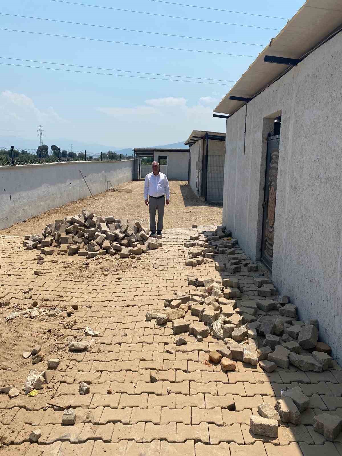 Sultanhisar’da hayvan barınağı projesinde sona gelindi