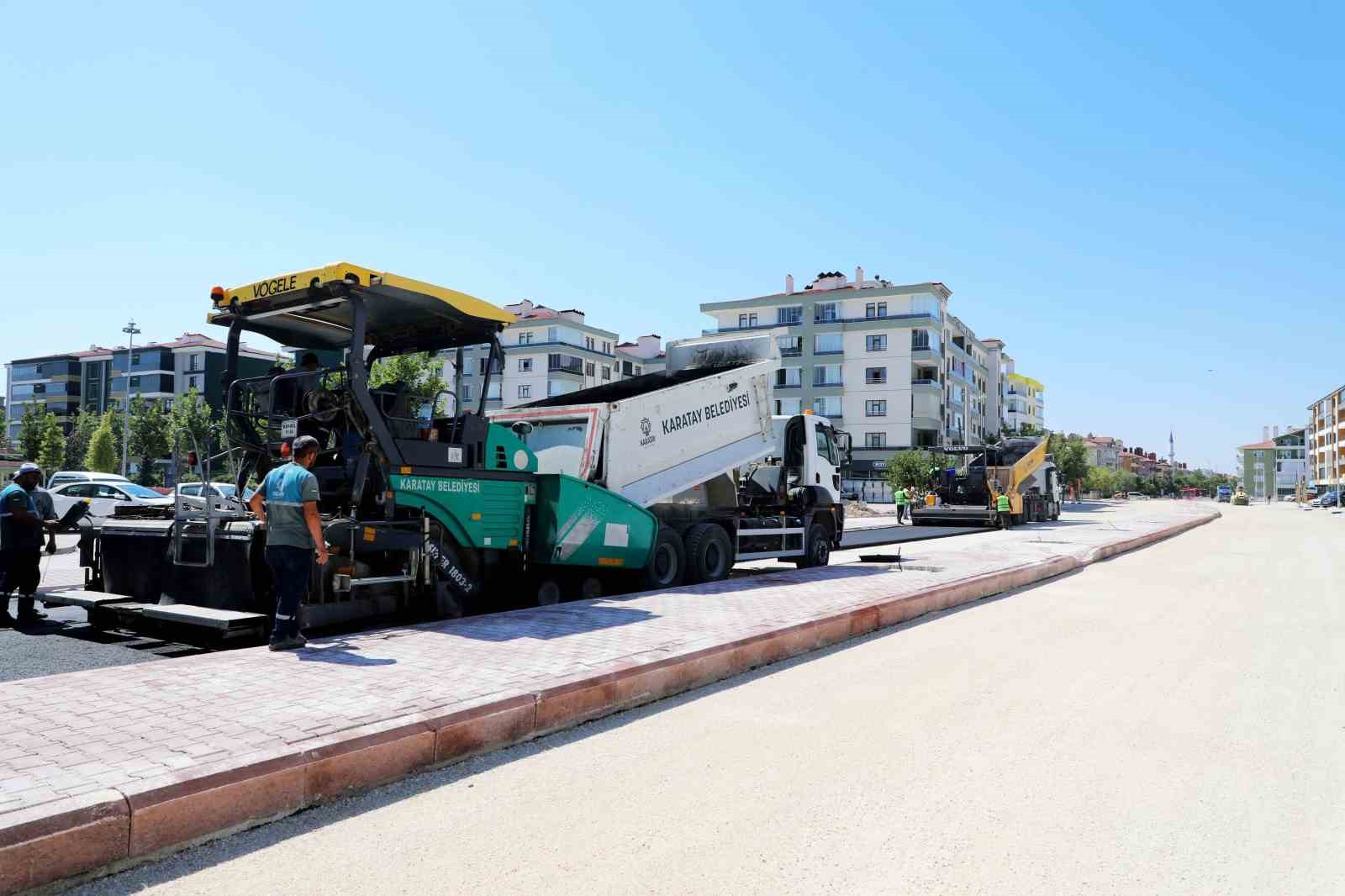 Karatay’da yol ve asfalt seferberliği