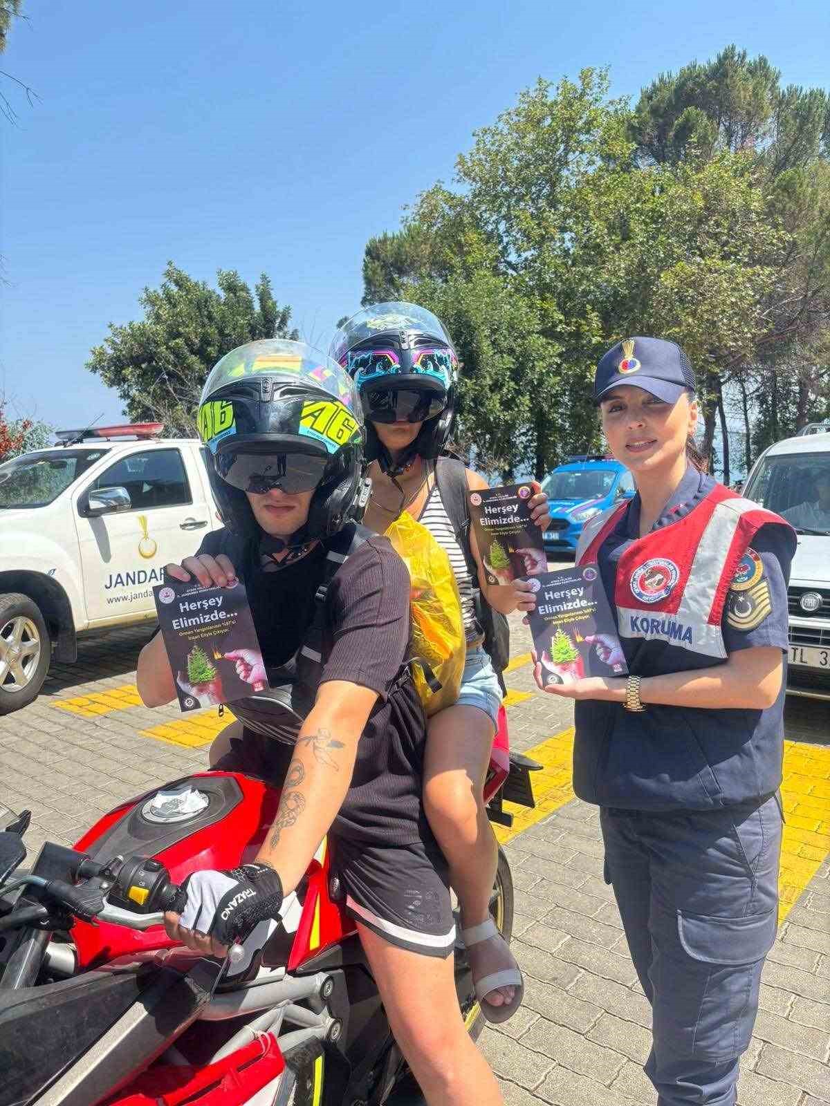 Vatandaşlar orman yangınlarına karşı bilgilendirildi