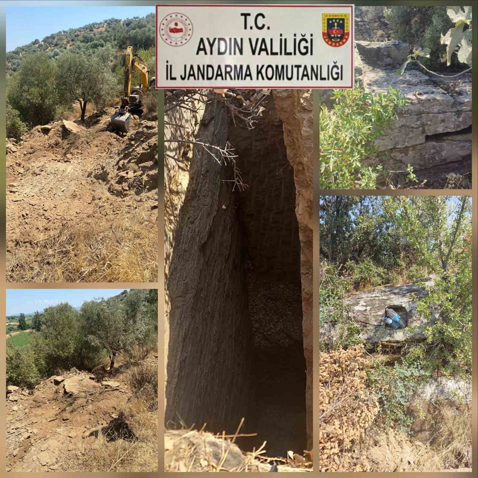 Kaçak kazı yaparken suçüstü yakalandılar