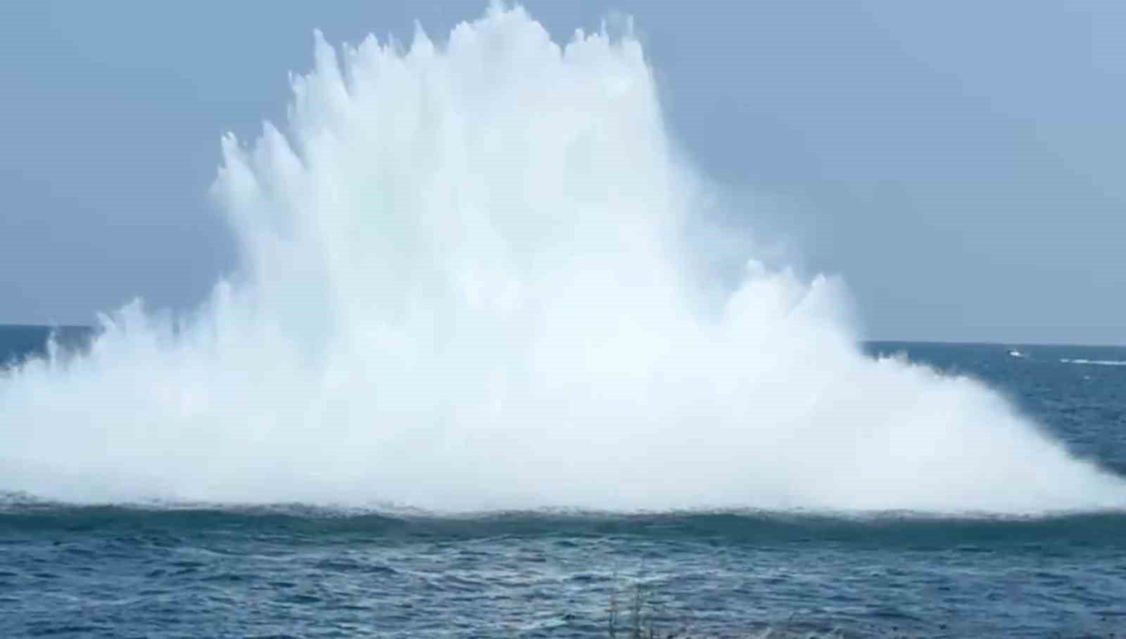 Ordu’da denizde bulunan mayın, SAS ekipleri tarafından imha edildi