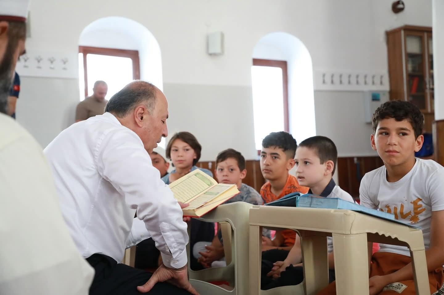 Başkan Arslan’dan Kur’an kursu öğrencilerine ziyaret