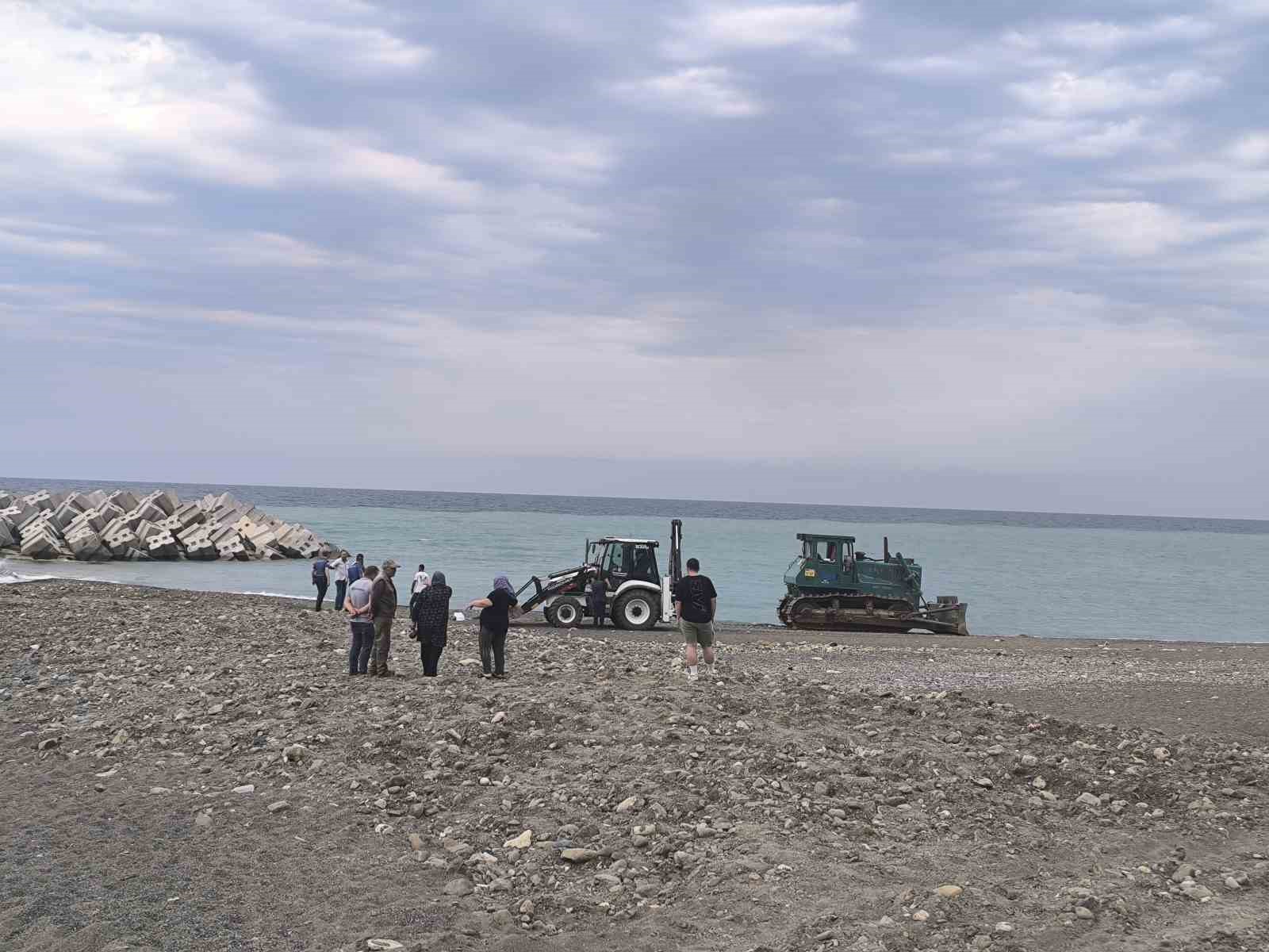 Sahilde güneşlenen kadını ezerek ölümüne sebep olan iş makinesinin operatörü tutuklandı