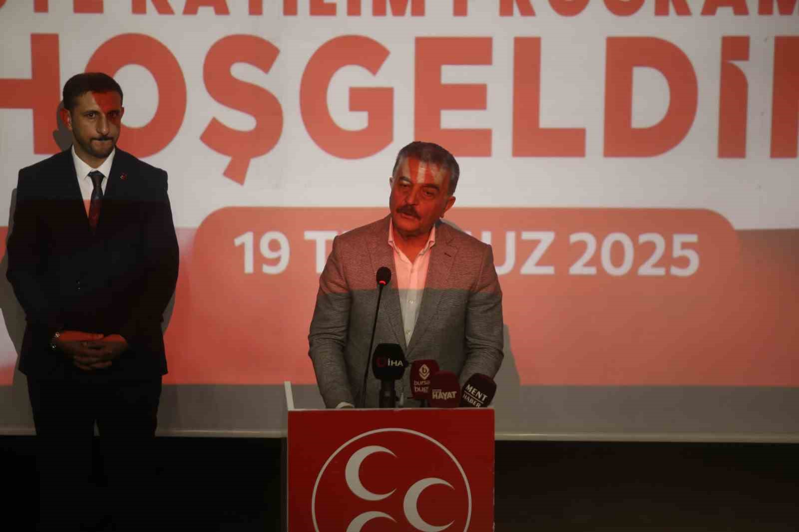 MHP Genel Sekreteri Büyükataman: "Terörsüz Türkiye stratejisi emperyal güçlere ödün vermeden, devletimizin kontrolünde ve tedbiri elden bırakmadan yürütülmektedir"