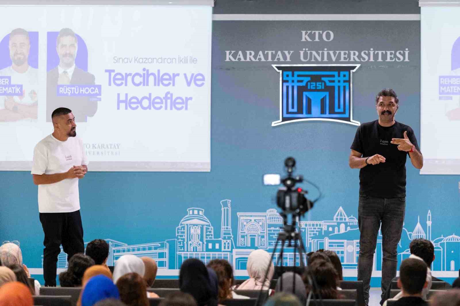 KTO Karatay Üniversitesi, Tercih ve Tanıtım Merkezi ile üniversite adaylarının yanında